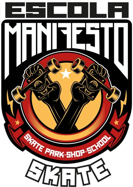 Emblema Escola Manifesto Skate